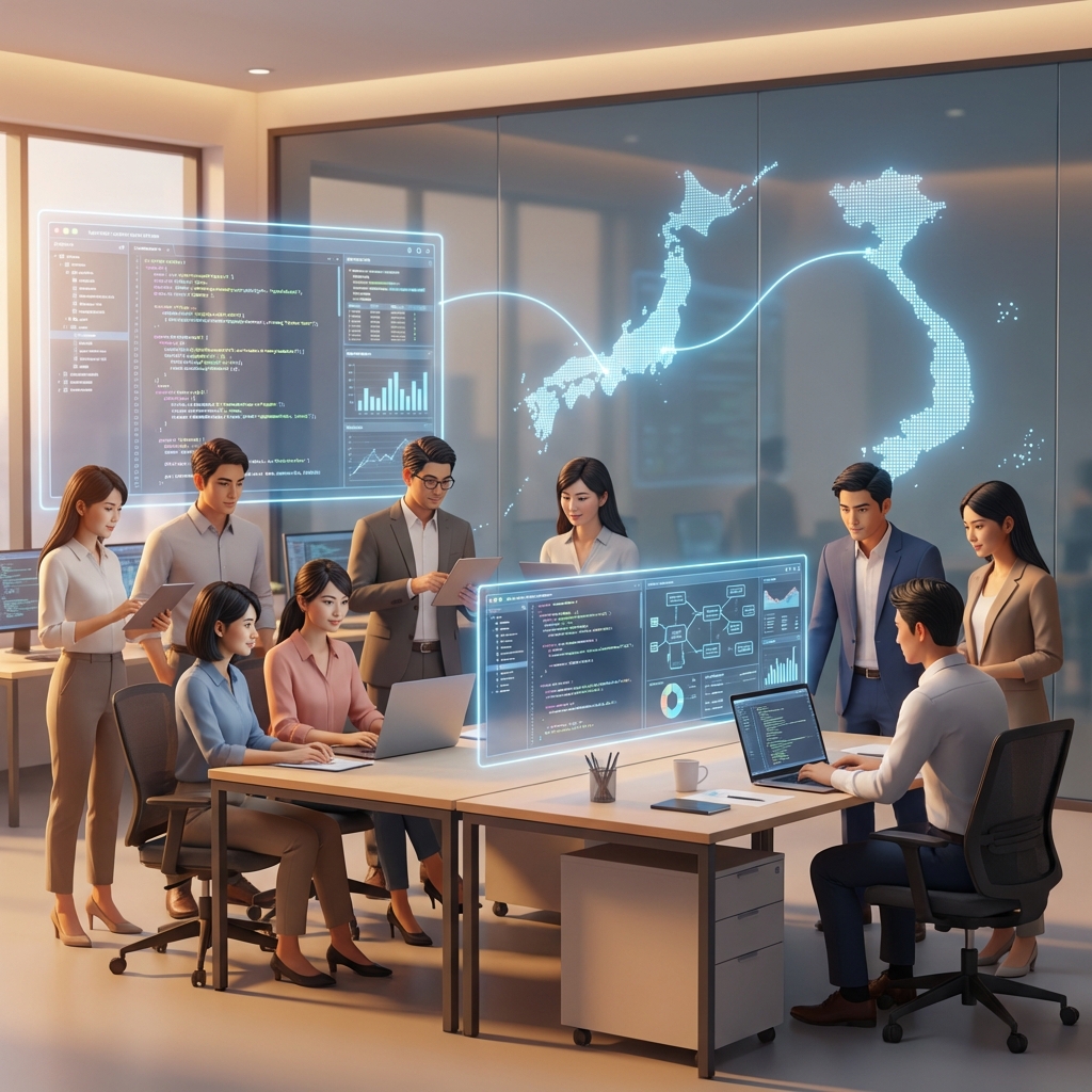 Japan Vietnam IT Outsourcing Partnership